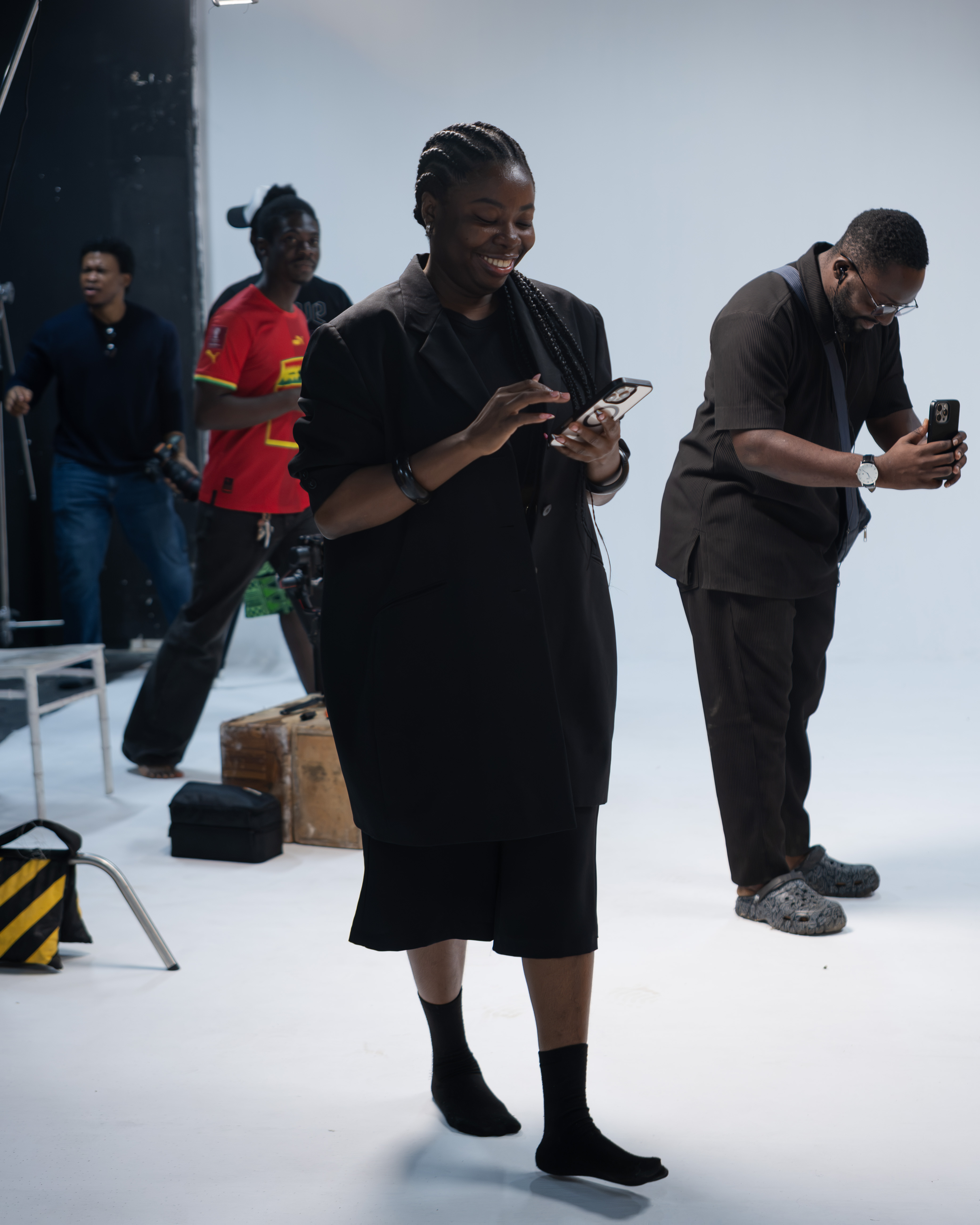 Behind the scenes
