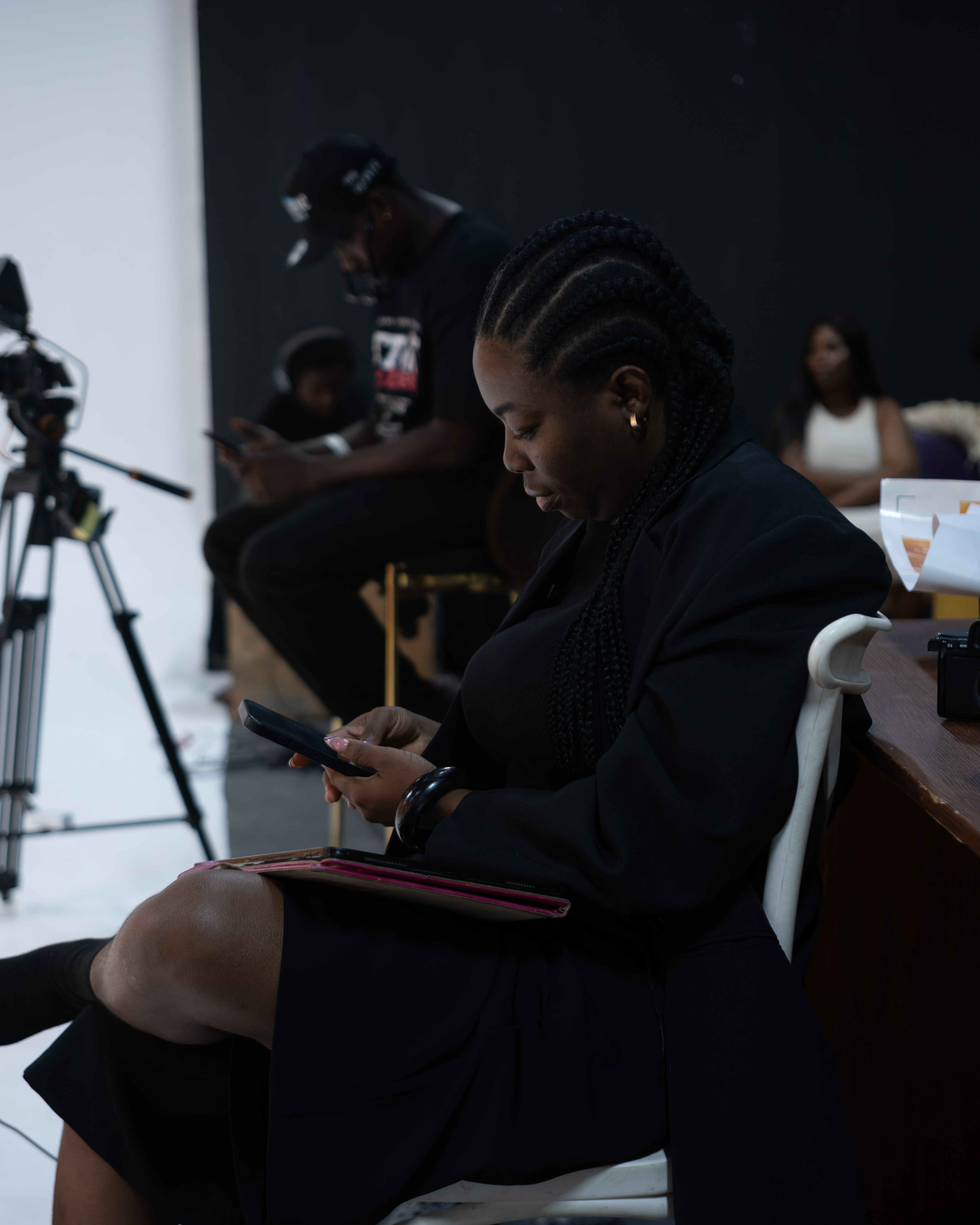 Behind the scenes
